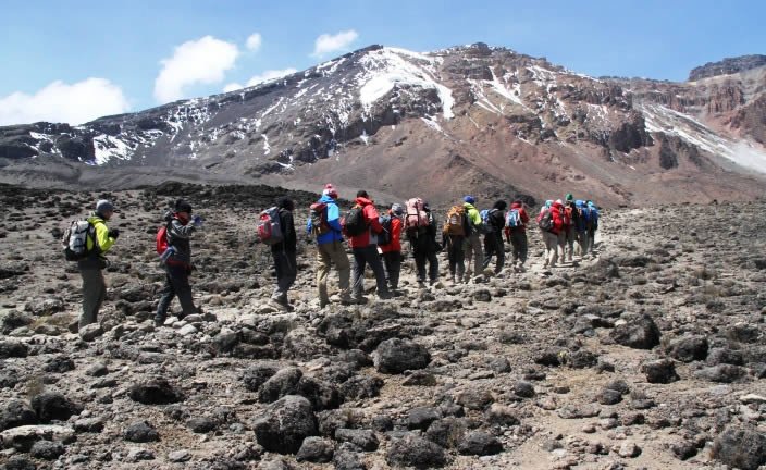 6 days Kilimanjaro climbing Machame route
